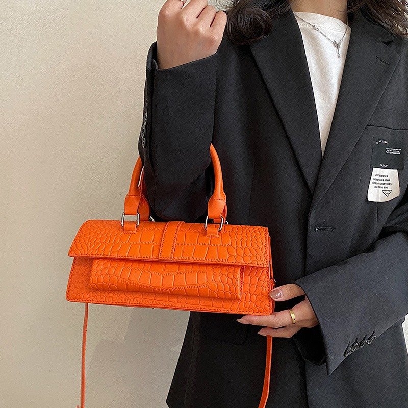 Fashion Crocodile Pattern Women's Small Square Bag | VaquitaRepublic