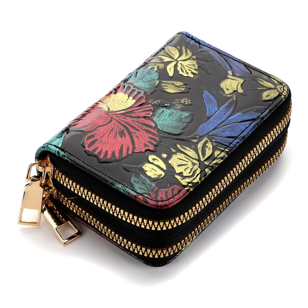 Women's Multiple Card Slots Hand-painted Wallet Double Layer | VaquitaRepublic