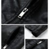 Fall Winter Lapel Men's Plus Velvet Motorcycle Leather Jacket | VaquitaRepublic