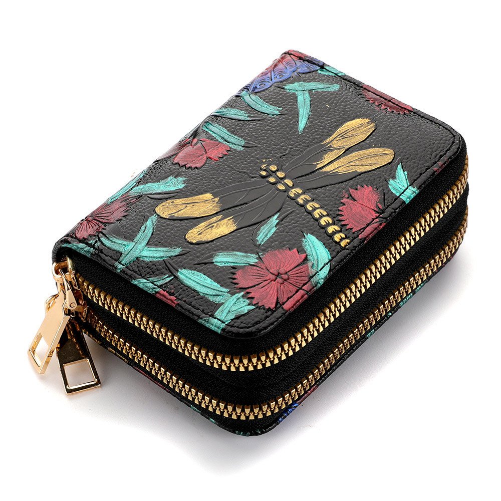 Women's Multiple Card Slots Hand-painted Wallet Double Layer | VaquitaRepublic