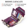 Women's Leather Short Wallet European And American Milled First Layer Cowhide Wallet | VaquitaRepublic