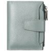 Women's Leather Short Wallet European And American Milled First Layer Cowhide Wallet | VaquitaRepublic