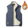 Spring And Autumn Lambswool Vest Men's Thermal Vest | VaquitaRepublic