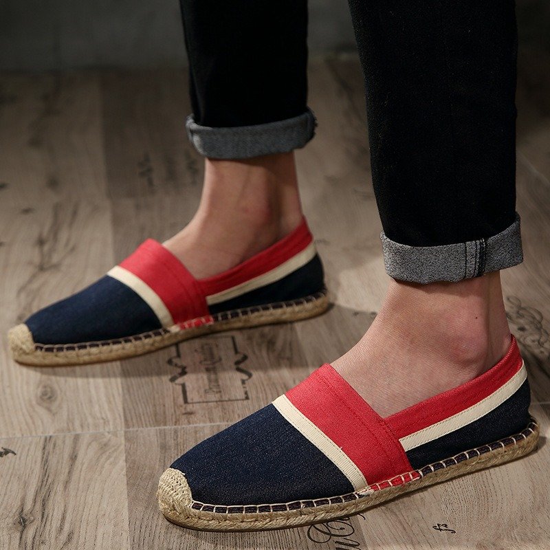 Men's Shoes Casual Shoes Straw Shoes Canvas Shoes | VaquitaRepublic