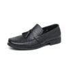 Men's Loafer Tassel Slip-on Business Casual Round Toe Leather Shoes | VaquitaRepublic