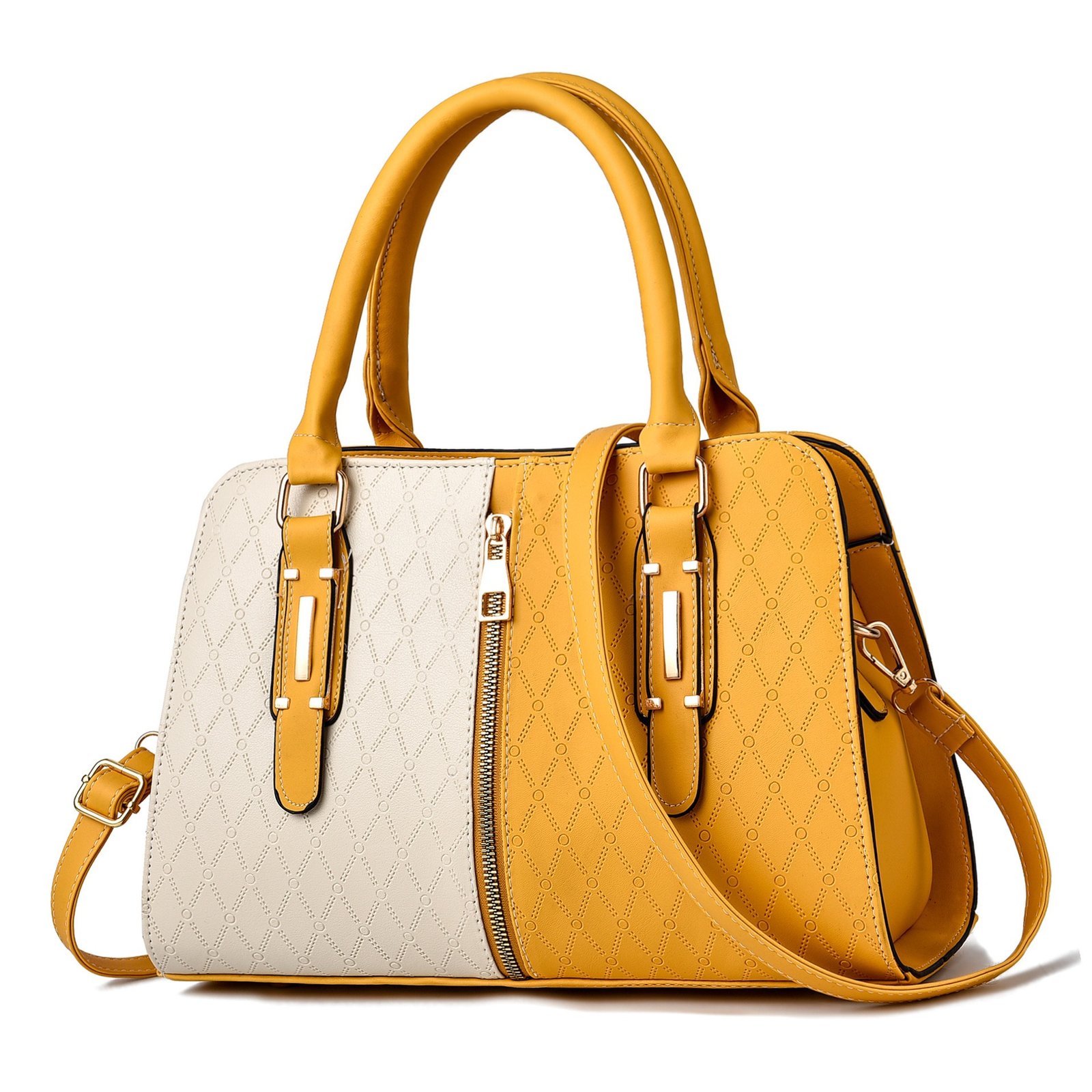 Fashion Color Matching Ladies Handbag Shoulder Messenger Bag | VaquitaRepublic
