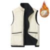 Spring And Autumn Lambswool Vest Men's Thermal Vest | VaquitaRepublic