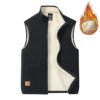 Spring And Autumn Lambswool Vest Men's Thermal Vest | VaquitaRepublic