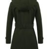 Women's Woolen Hooded Plus Size Coat | VaquitaRepublic