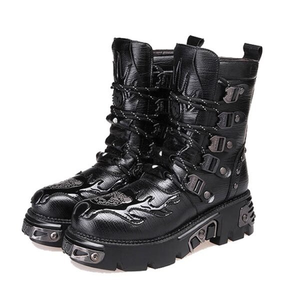 Men's Fashionable And Versatile Mid To High Top Boots | VaquitaRepublic