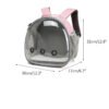 Pet Backpack Hamster Carrier Transparent Small Animal Carrier Guinea Pig Backpack Sugar Glider Ferret Pet Bag Rabbit Bunny Cage | VaquitaRepublic