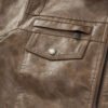 Lapel Fashion Casual Men's Clothing Leather Coat Motorcycle Jacket | VaquitaRepublic