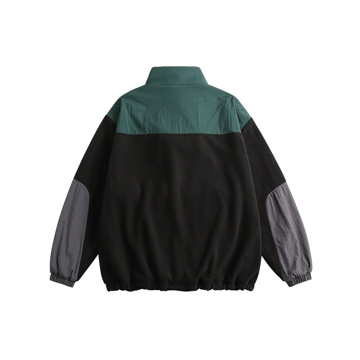 Color Matching Fleece Cotton-padded Coat | VaquitaRepublic