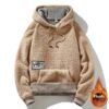 Thick Autumn And Winter Cashmere Hoodie Men | VaquitaRepublic