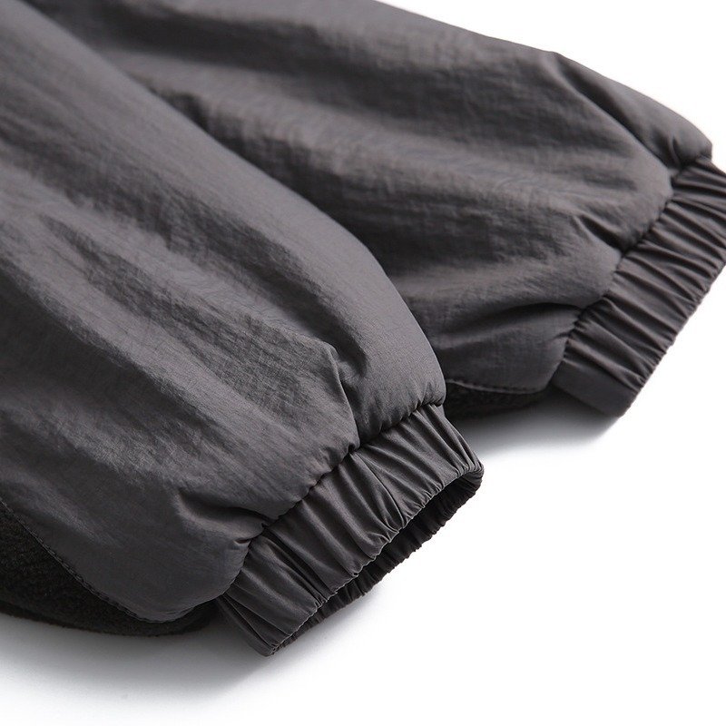 Color Matching Fleece Cotton-padded Coat | VaquitaRepublic