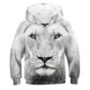 Men's Fashion Casual Animal Digital Print Hooded Sweatshirt | VaquitaRepublic