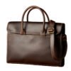 Men's OL Business Casual Leather Briefcase | VaquitaRepublic