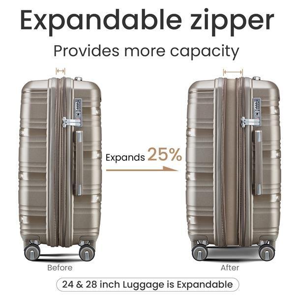 4-piece Suitcase and Travel Luggage Set | VaquitaRepublic