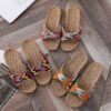 Women's Non-slip Thick-soled Linen Slippers | VaquitaRepublic