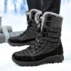 Northeast Plus Size Fleece Snow Boots Men's Shoes | VaquitaRepublic