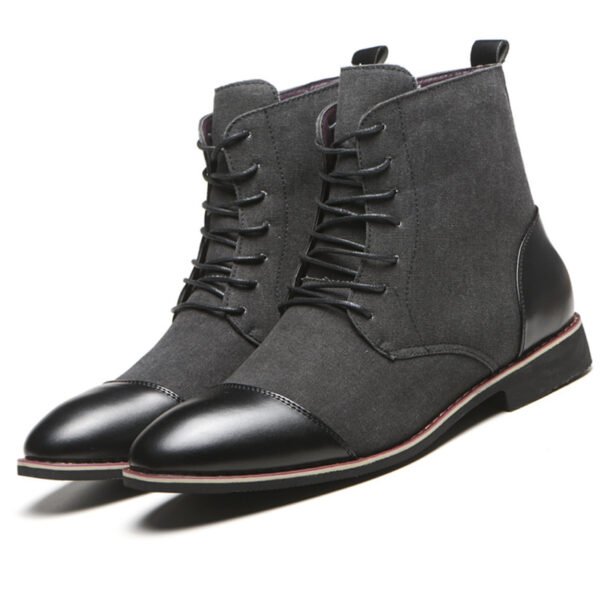 Men's Boots Plus Size New Canvas Martin Boots | VaquitaRepublic