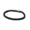 Men's Stainless Steel Round Mill Simple Fashion Titanium Steel Vintage Bracelet  | VaquitaRepublic