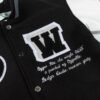 Moon Letter Pattern Baseball Uniform Jacket | VaquitaRepublic