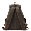 Men's Large-Capacity Water-Repellent Head Layer Leather Backpack | VaquitaRepublic