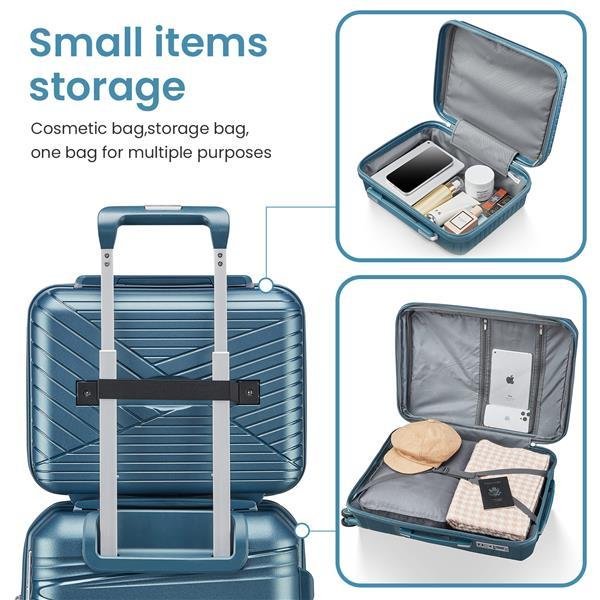 4-piece Suitcase and Travel Luggage Set | VaquitaRepublic