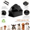 2 In 1 Folding Dog Stroller, Pet Folding Stroller, 4 Wheels Dog Cat Puppy Stroller W  Removable Travel Carrier For Small  Medium Pet | VaquitaRepublic
