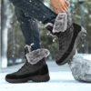 Northeast Plus Size Fleece Snow Boots Men's Shoes | VaquitaRepublic