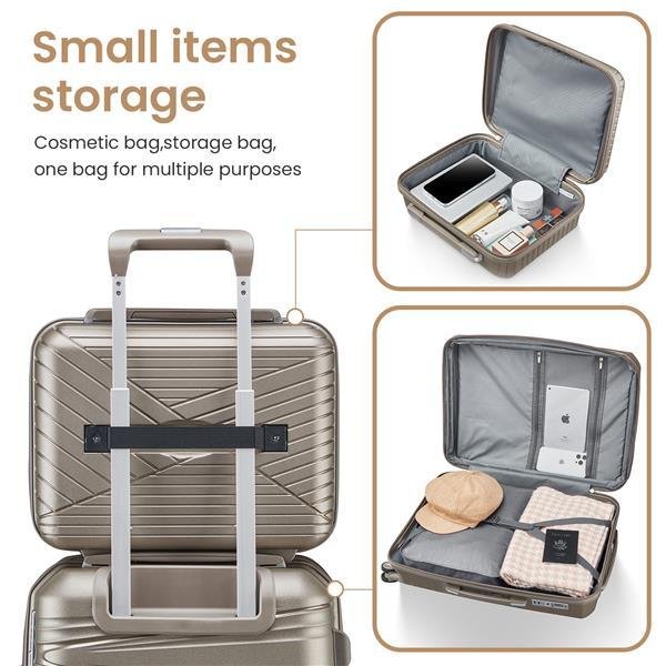 4-piece Suitcase and Travel Luggage Set | VaquitaRepublic