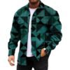 3D Digital Printing Coat Autumn Fashion Casual Men's Jackets Shirt | VaquitaRepublic