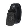 Leather Belt Men's Business Automatic Buckle Belt | VaquitaRepublic