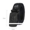 Leather Belt Men's Business Automatic Buckle Belt | VaquitaRepublic