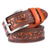 Carved craft men's belt | VaquitaRepublic